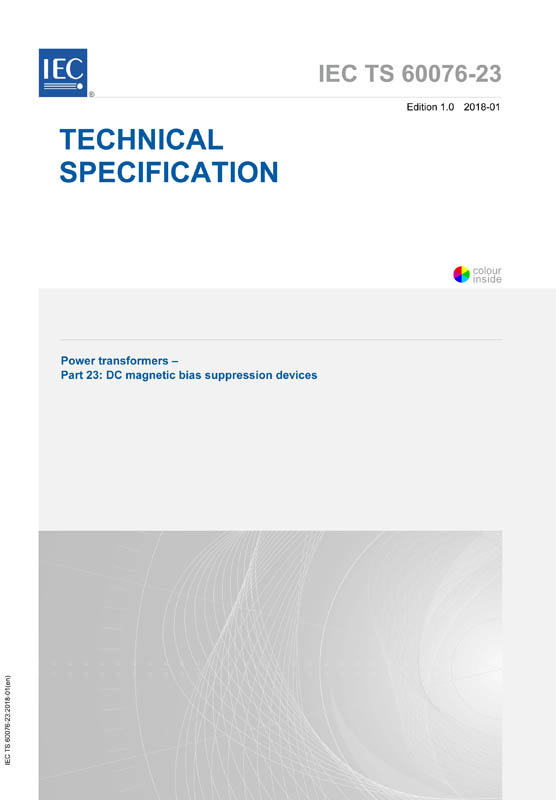 Cover IEC TS 60076-23:2018